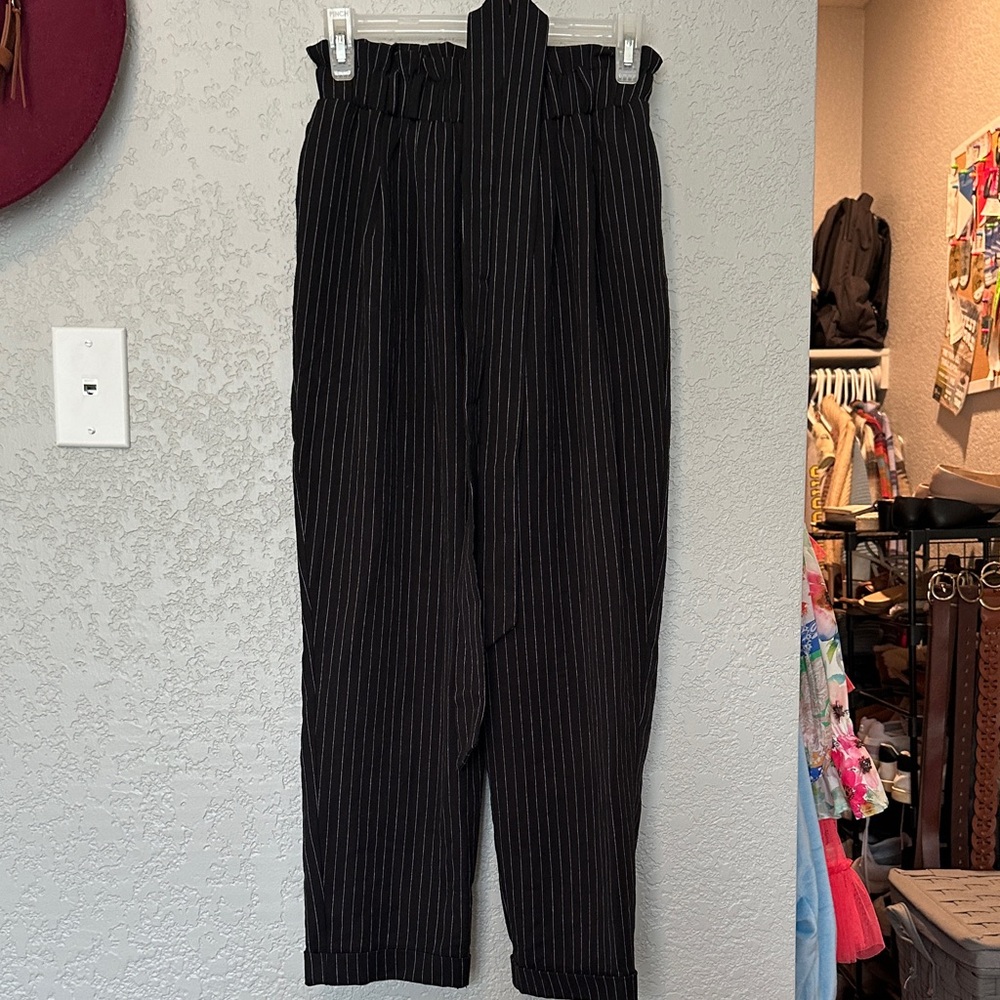 Target Black Pinstripe Women's Trousers